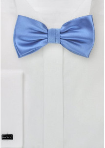 Herrenfliege strahlendes blassblau Mikrofaser