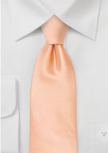 Sicherheits-Krawatte apricot Kunstfaser elegant