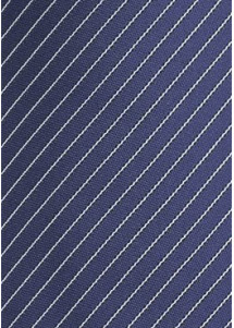 Herrenkrawatte dunkelblau Lamellen-Linien