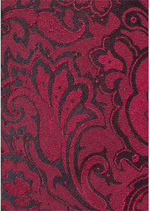 Modische Kravatte im Paisley-Design mittelrot