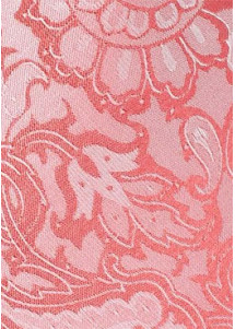 Modische Krawatte im Paisley-Stil erdbeerrot