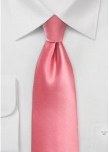 Kravatte einfarbig rose elegant
