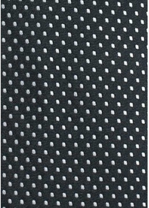 Herrenkrawatte Pünktchen teerschwarz