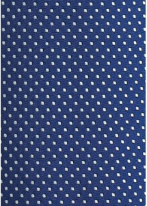 Kravatte Pünktchen königsblau