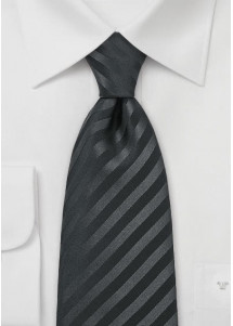 Herrenkrawatte in Granada Clip- in schwarz – stilvoll und auffällig