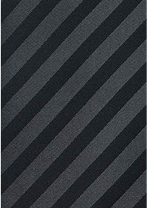 Elegante Herrenkrawatte mit Farbton Granada Clip- in schwarz