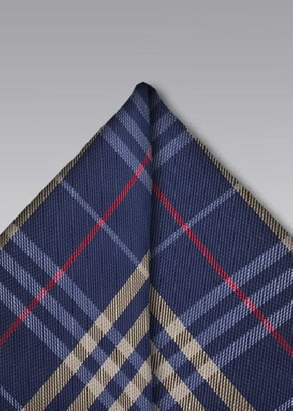 Einstecktuch aus dem gleichen Stoff und Farbe