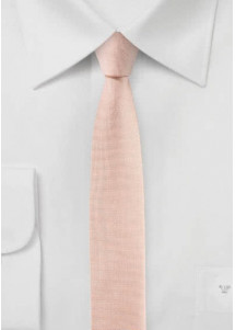 Businesskrawatte extra schlank rosa stilvoll