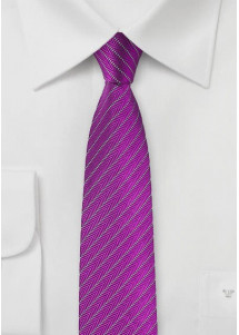 Kravatte Kreidestreifen-Design pink