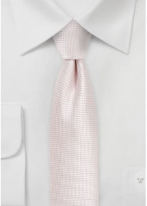 Herrenkrawatte schmal Struktur rose