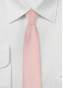 Schmale Krawatte rosé