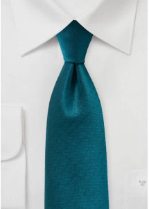 Krawatte Herring-Bone blaugrün