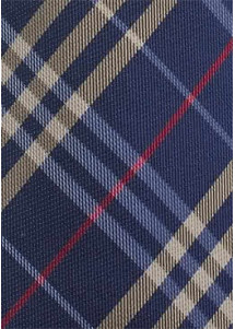 Fliege Karo-Muster navy