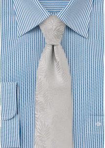 Krawatte Farn-Oberfläche silber