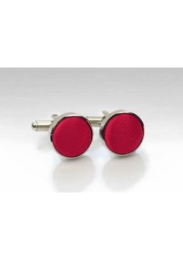 Cufflinks Stoff weinrot